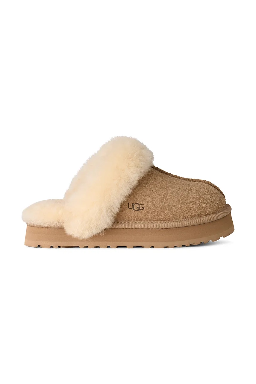 UGG  Dětské semišové papuče  DISQUETTE