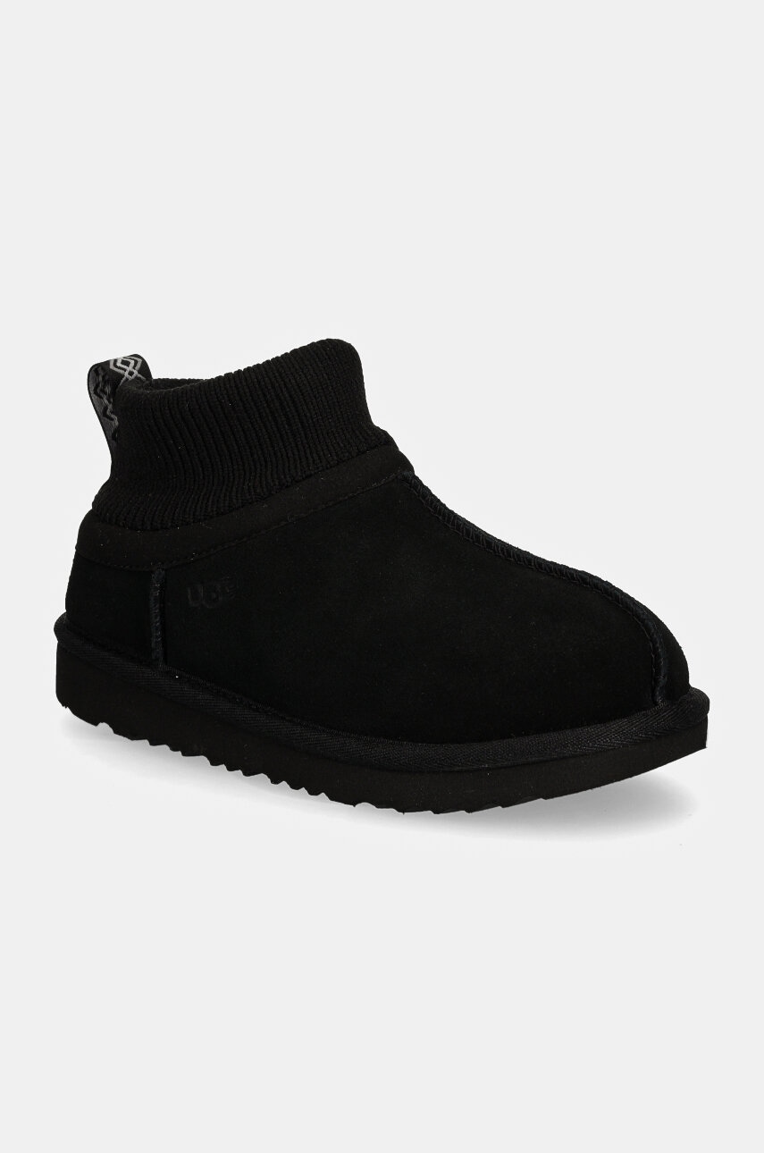 UGG  sběhule zimní dětské semišové KIDS' CLASSIC ULTRA STRETCH CUFF