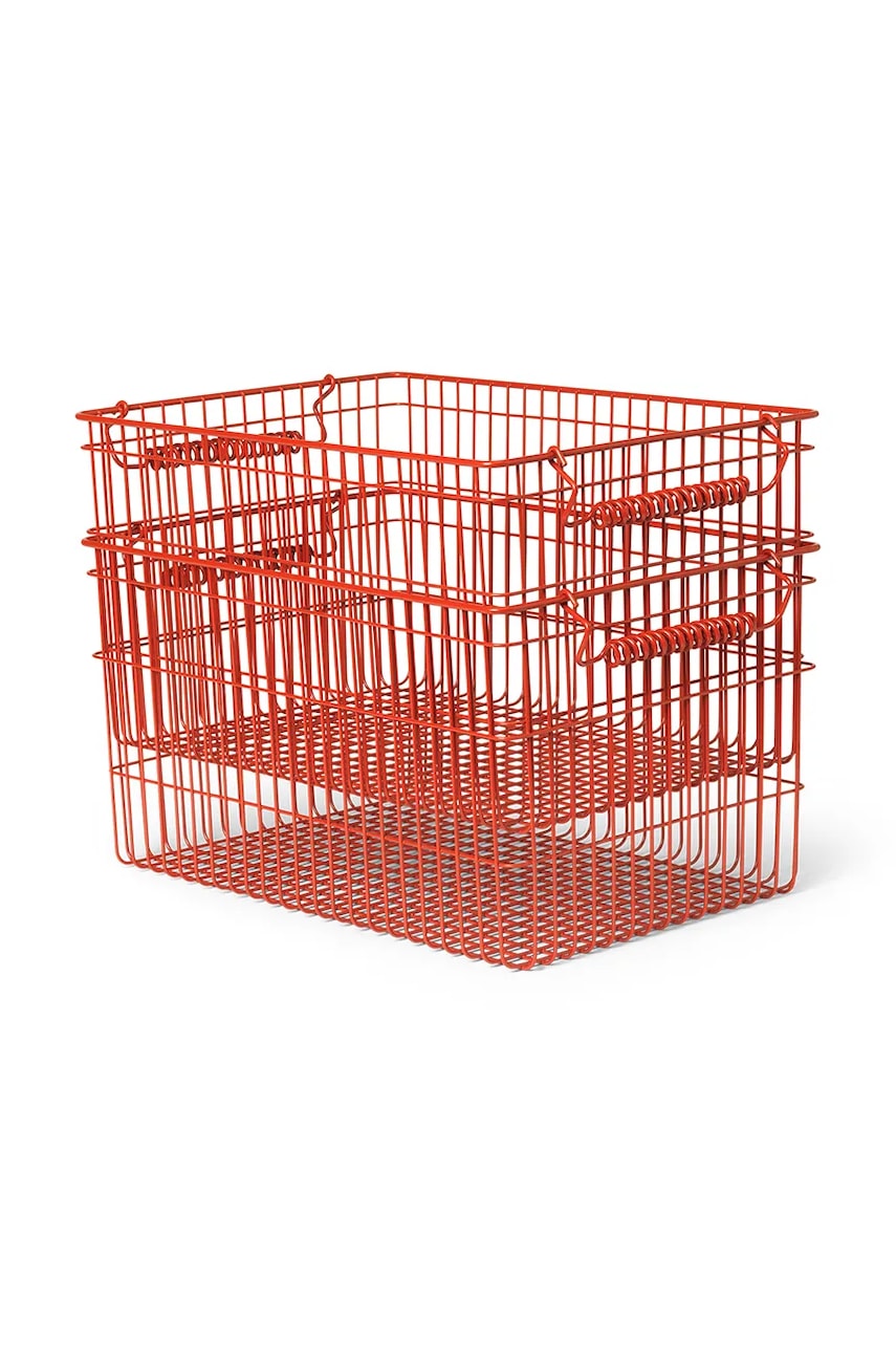 Úložný koš ferm LIVING Cala 2-pack