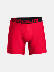 Under Armour Boxerky Tech 6in 2 Pack-RED - Pánské