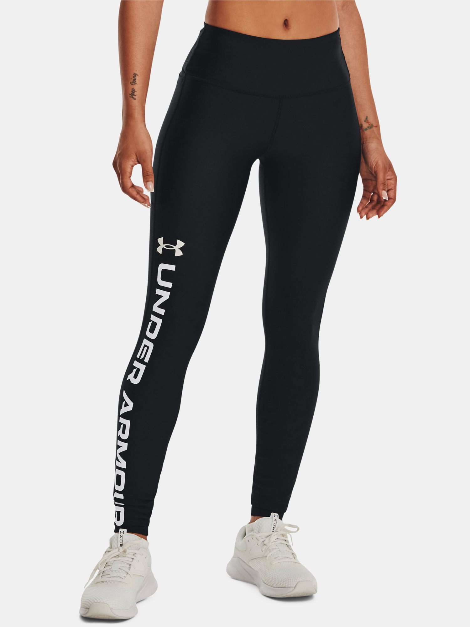 Under Armour Legíny Armour Branded Legging-BLK - Dámské