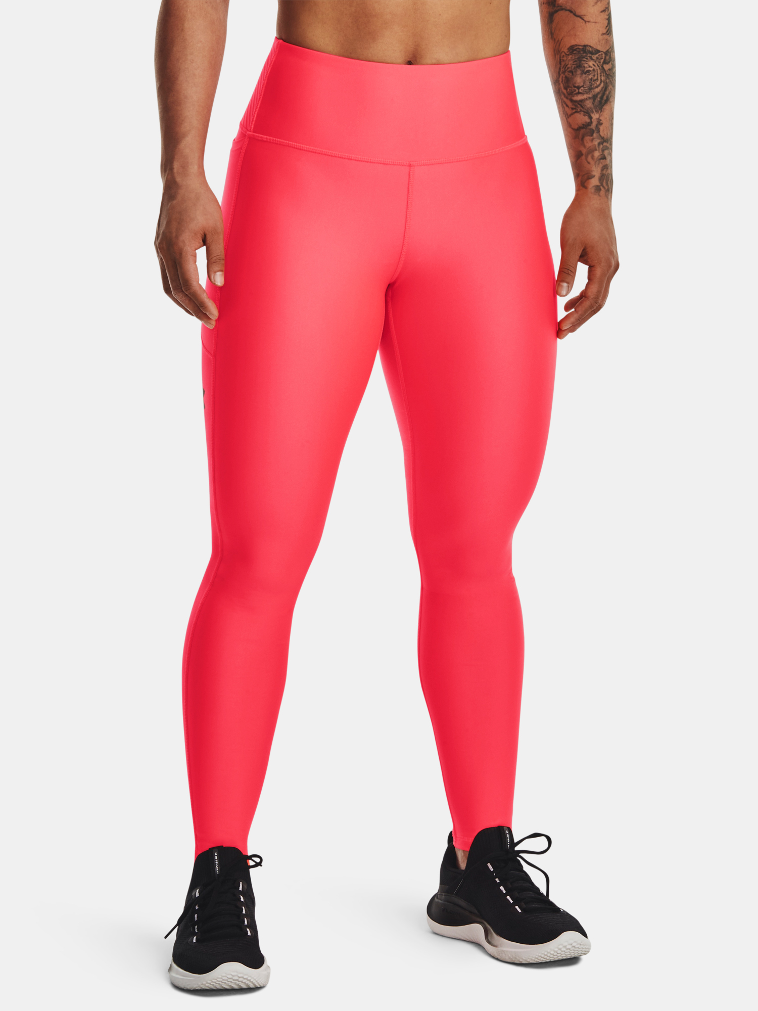 Under Armour Legíny Armour Branded Legging-RED - Dámské