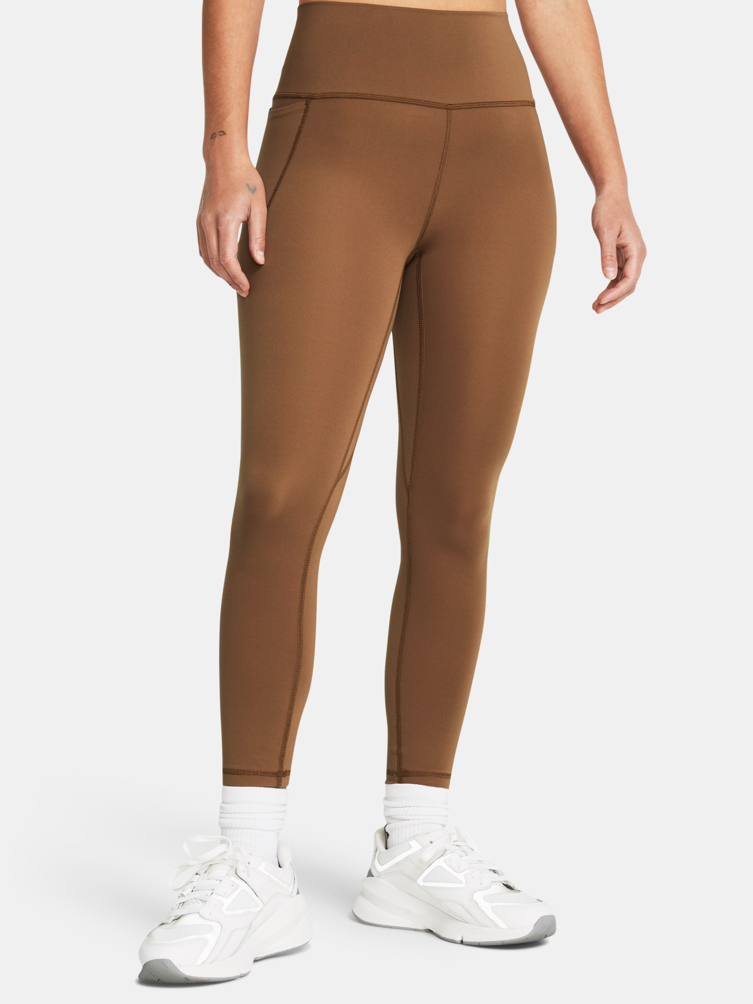 Under Armour Legíny Meridian Ankle Leg-BRN - Dámské