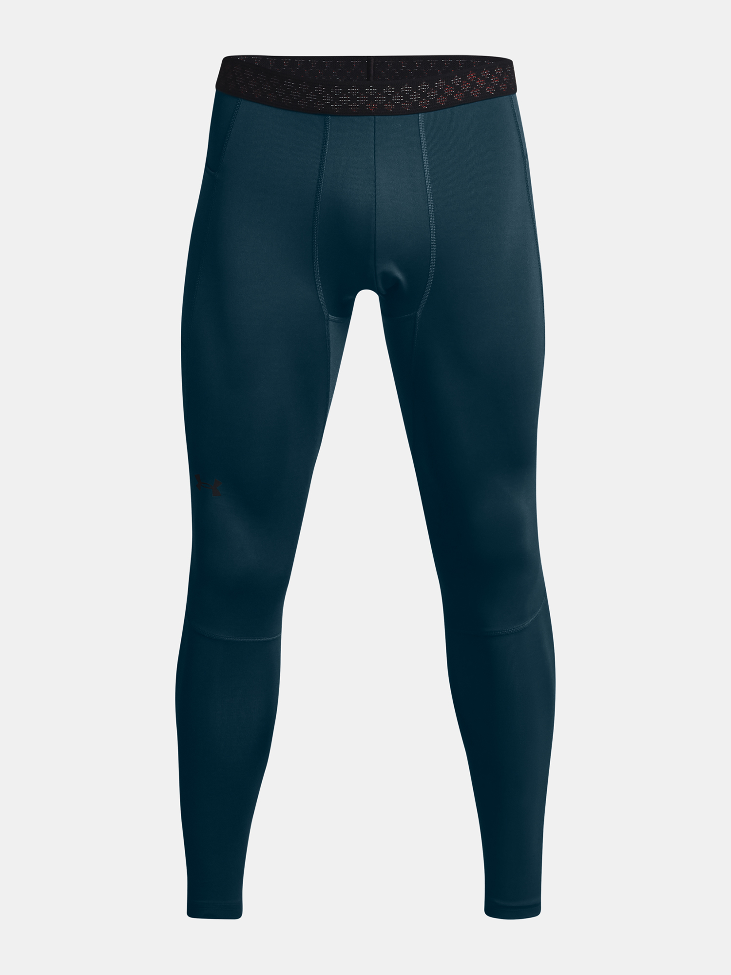 Under Armour Legíny UA ColdGear Rush Leggings-BLU - Pánské