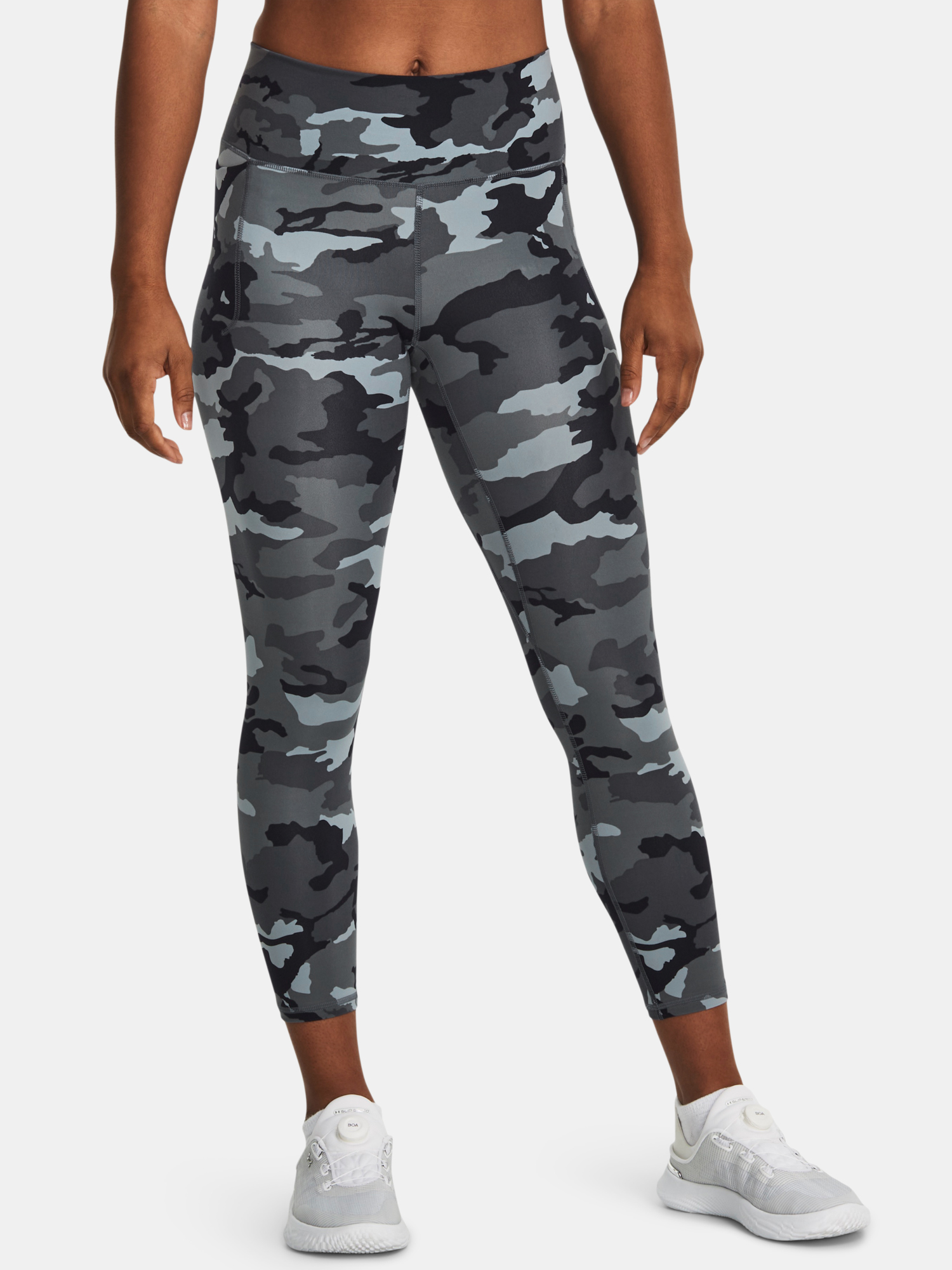 Under Armour Legíny UA Meridian Print Ankle Leg-BLU - Dámské