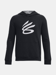 Under Armour Mikina Curry Boys Splash Hoodie-BLK - Kluci