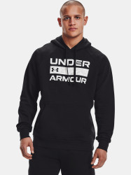 Under Armour Mikina RIVAL FLC SIGNATURE HD-BLK - Pánské