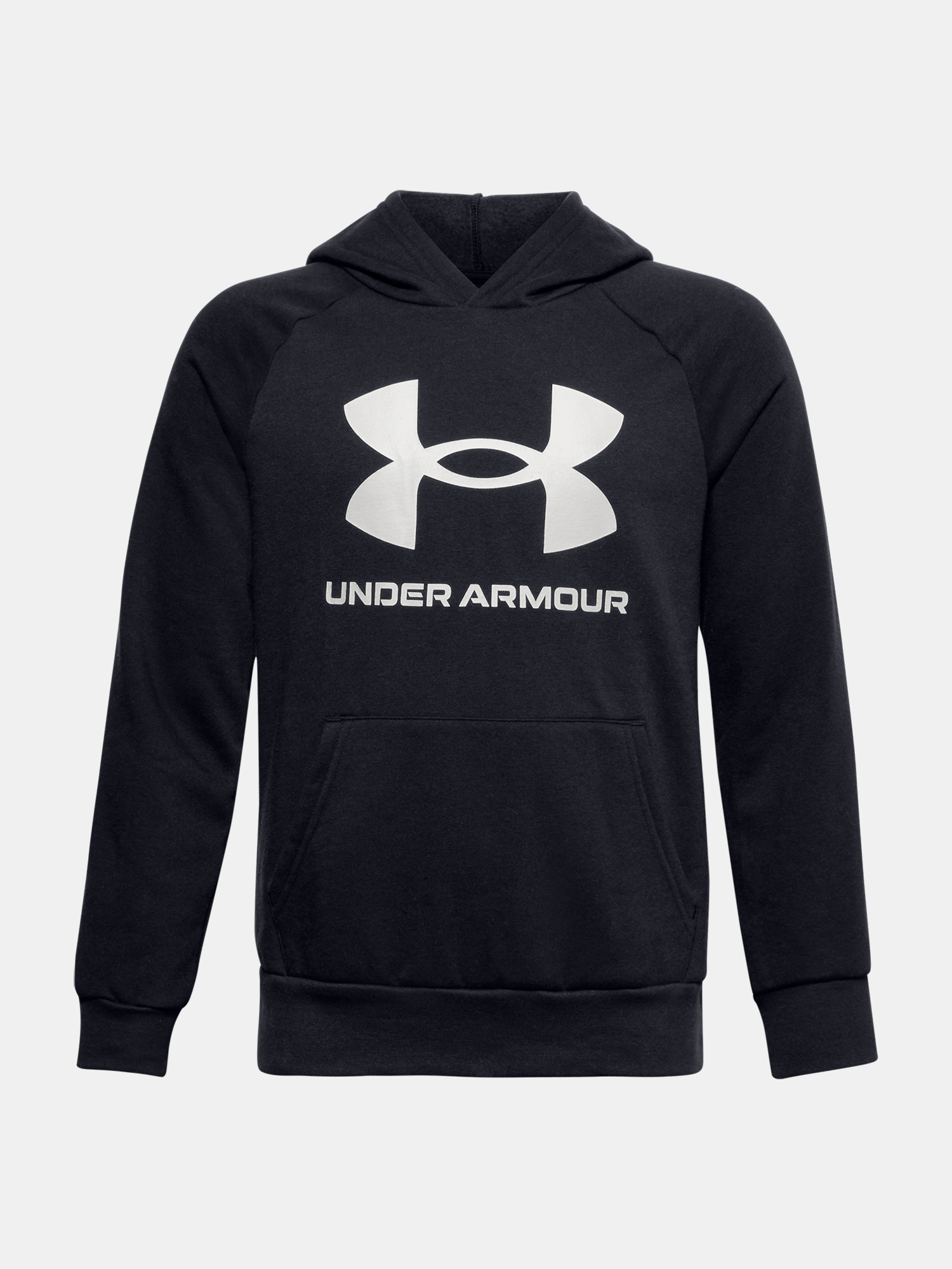 Under Armour Mikina RIVAL FLEECE HOODIE-BLK - Kluci