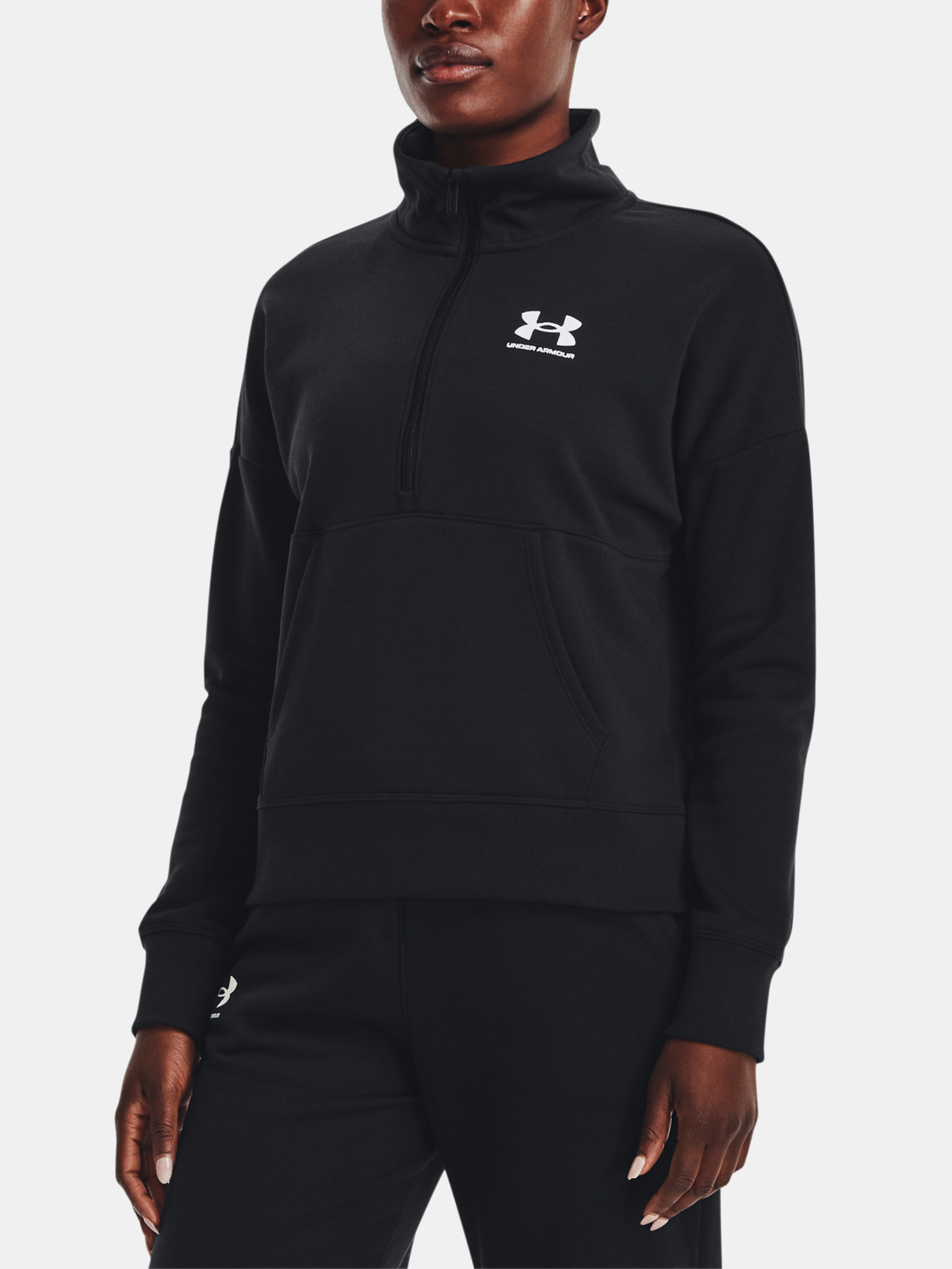 Under Armour Mikina Rival Fleece HZ-BLK - Dámské