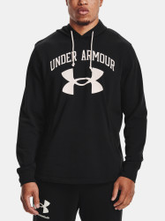 Under Armour Mikina RIVAL TERRY BIG LOGO HD-BLK - Pánské