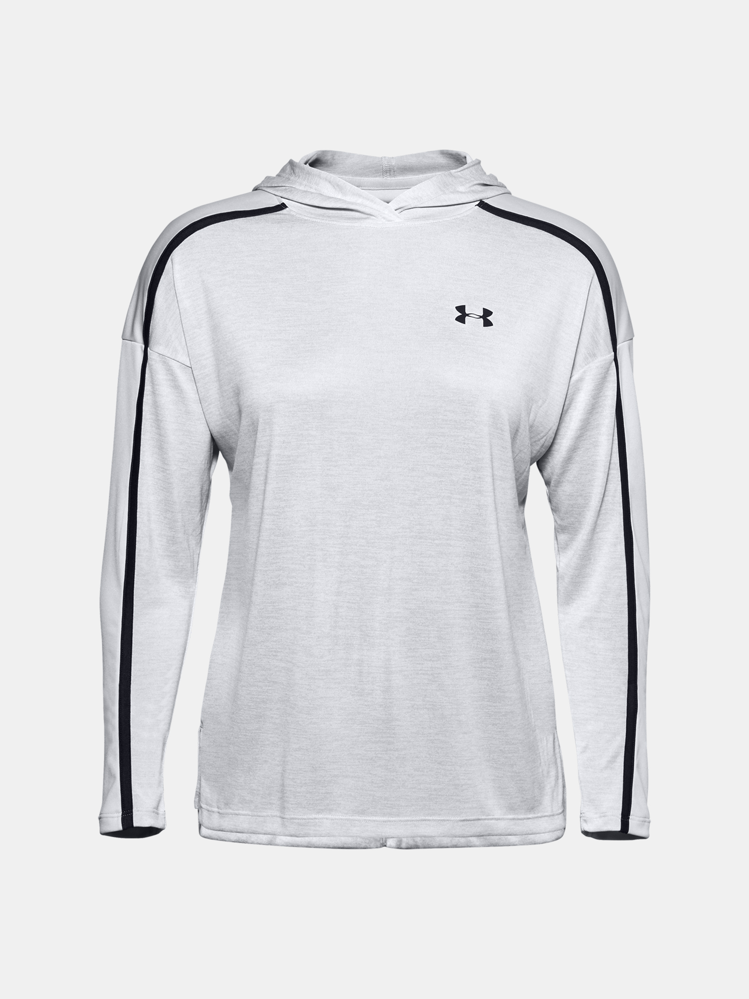 Under Armour Mikina Tech Twist Graphic Hoodie-GRY - Dámské