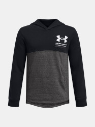 Under Armour Mikina UA Boys Rival Terry Hoodie-BLK - Kluci
