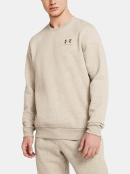Under Armour Mikina UA Essential Fleece Crew-BRN - Pánské