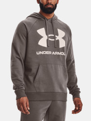Under Armour Mikina UA Rival Fleece Big Logo HD-BRN - Pánské