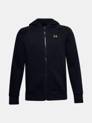 Under Armour Mikina UA RIVAL FLEECE FZ HOODIE-BLK - Kluci