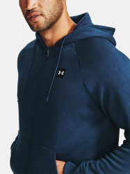 Under Armour Mikina UA Rival Fleece FZ Hoodie-NVY - Pánské