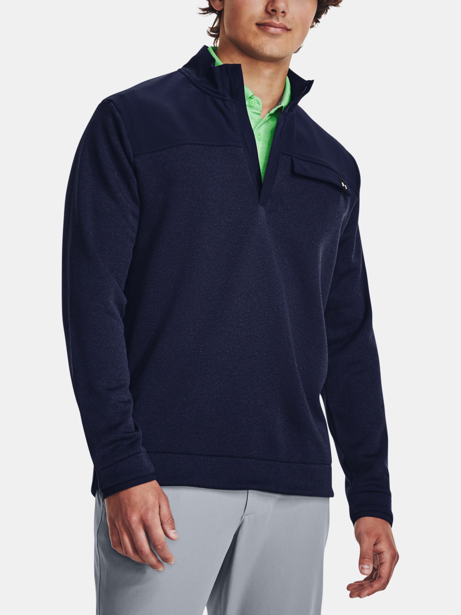 Under Armour Mikina UA Storm SweaterFleece HZ-BLU - Pánské