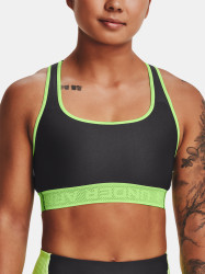 Under Armour Podprsenka UA Crossback Mid Solid-GRY - Dámské