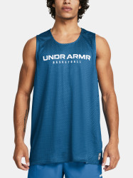 Under Armour Tílko Baseline Reversible Tank-BLU - Pánské