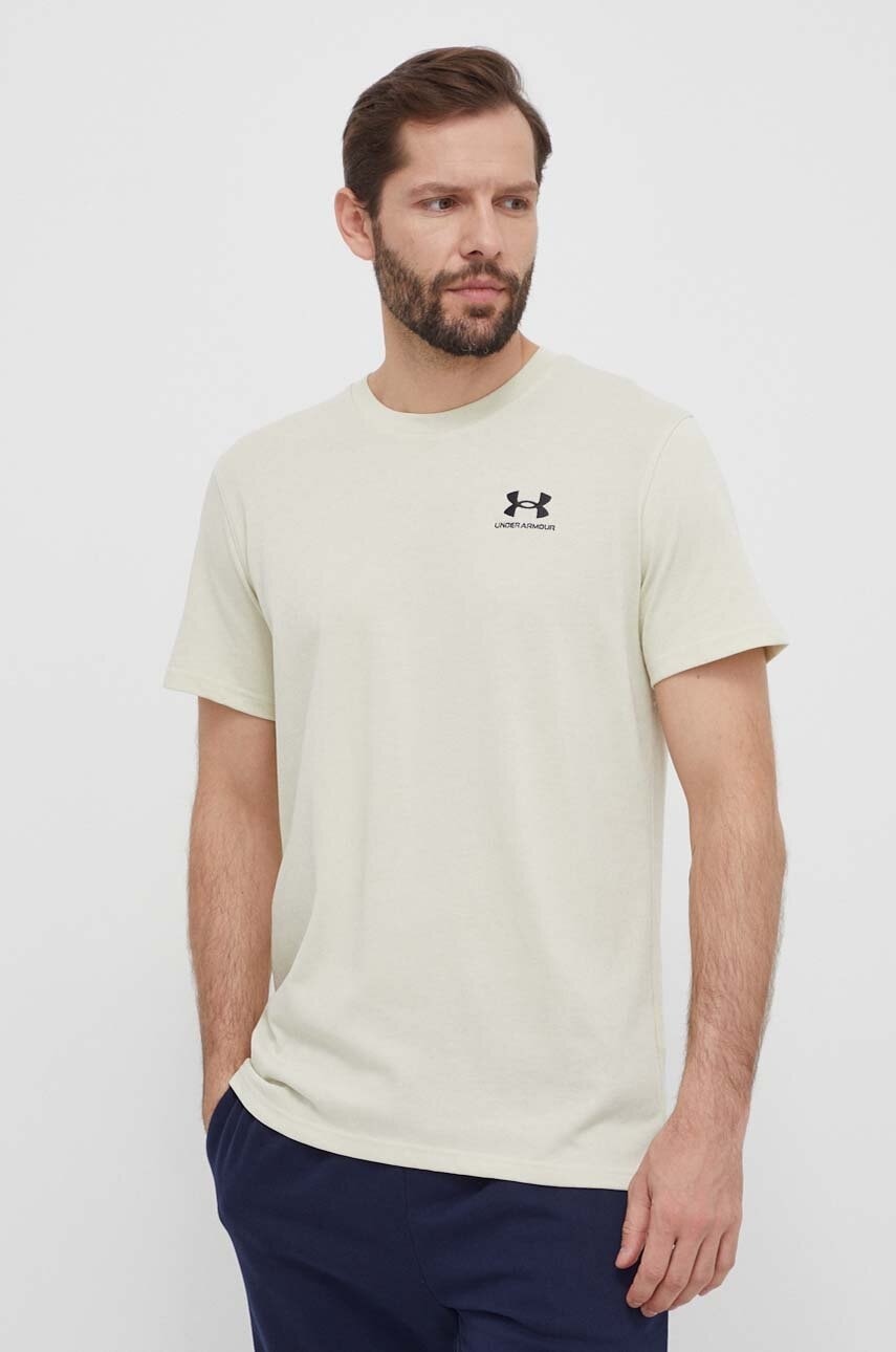 Under Armour  tréninkové tričko pánské UA LOGO EMB HEAVYWEIGHT