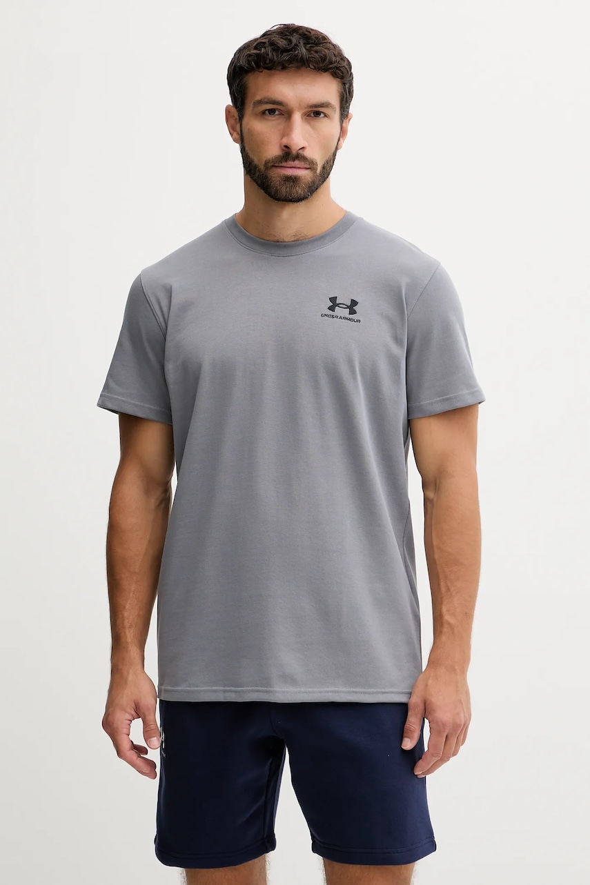 Under Armour  tréninkové tričko pánské UA LOGO EMB HEAVYWEIGHT