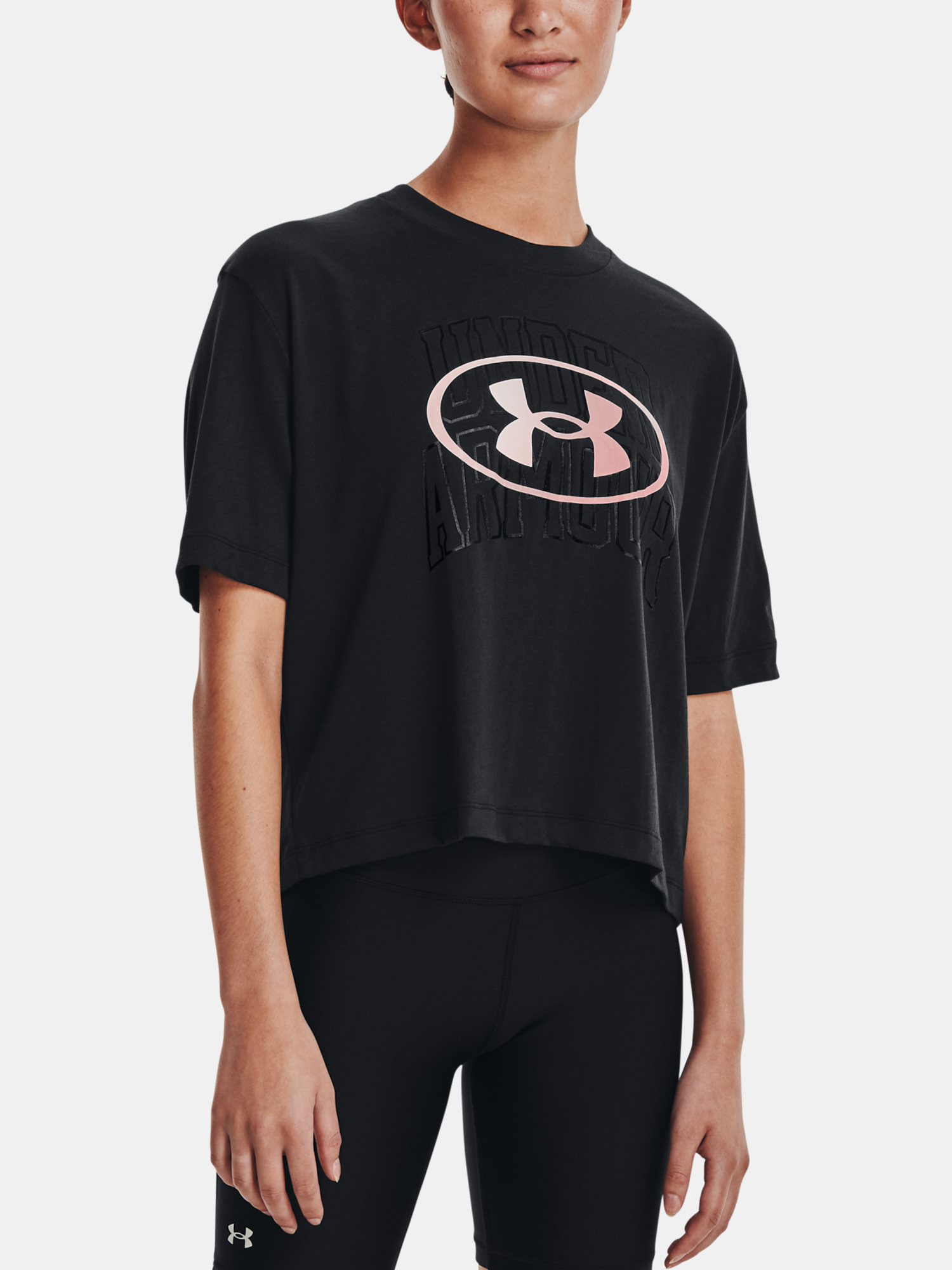 Under Armour Tričko Live Novelty SS-BLK - Dámské