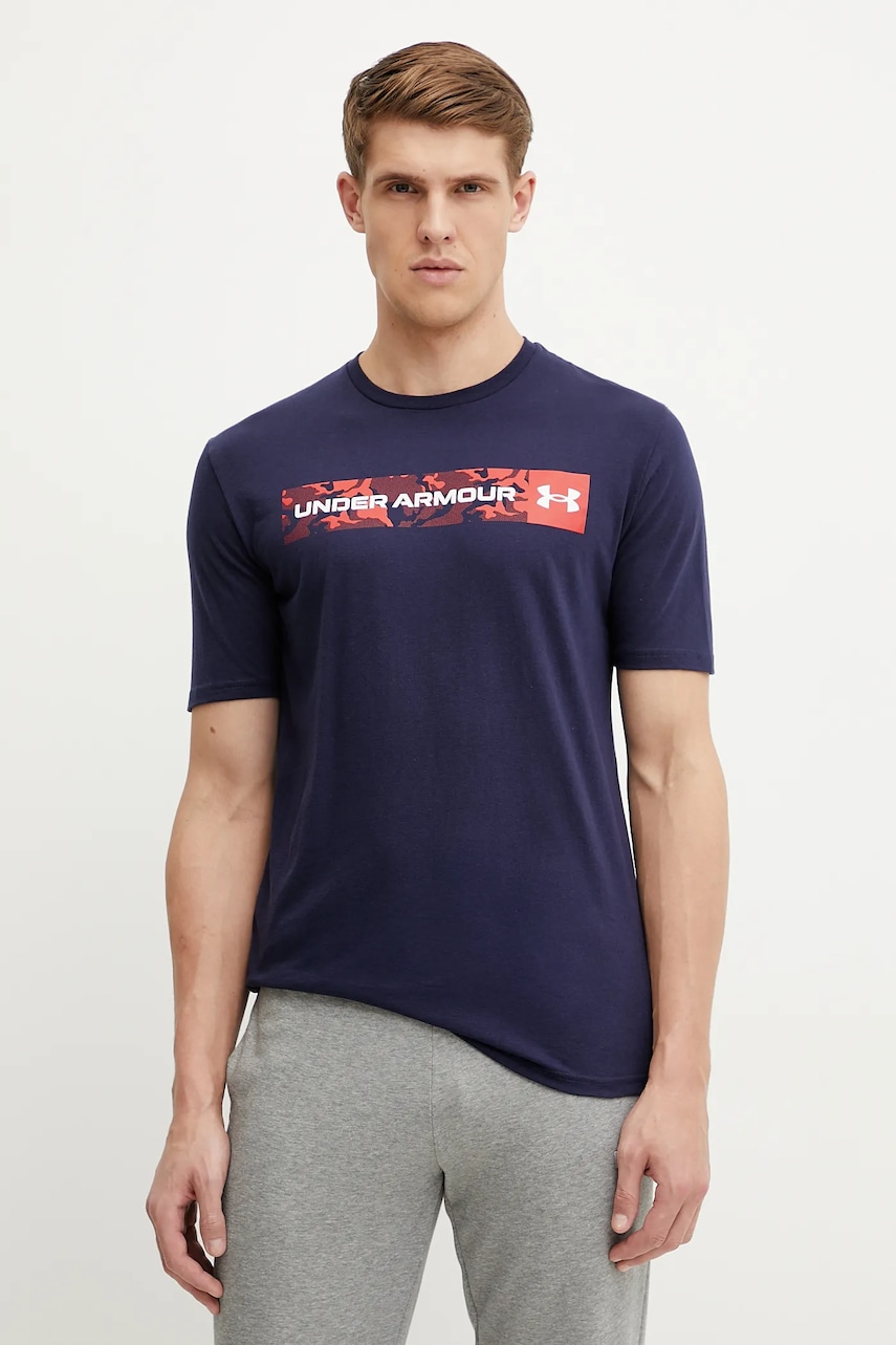Under Armour  tričko pánské s bavlnou CAMO CHEST