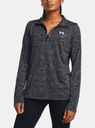 Under Armour Tričko Tech 1/2 Zip- Twist-BLK - Dámské