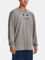Under Armour Tričko UA GRID GEOMETRIC LOGO  LS-GRY - Pánské
