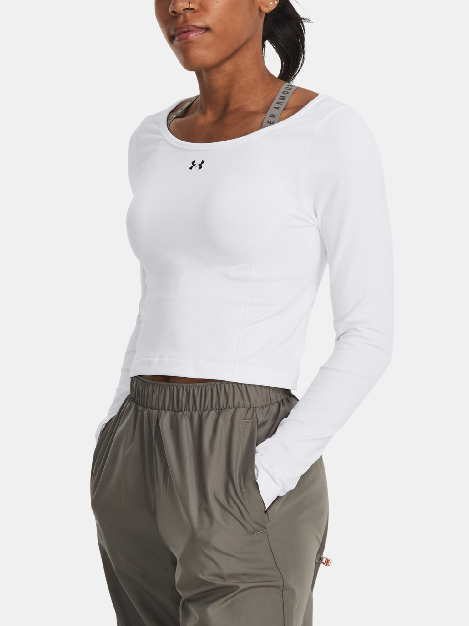 Under Armour Tričko UA Train Seamless LS-WHT - Dámské