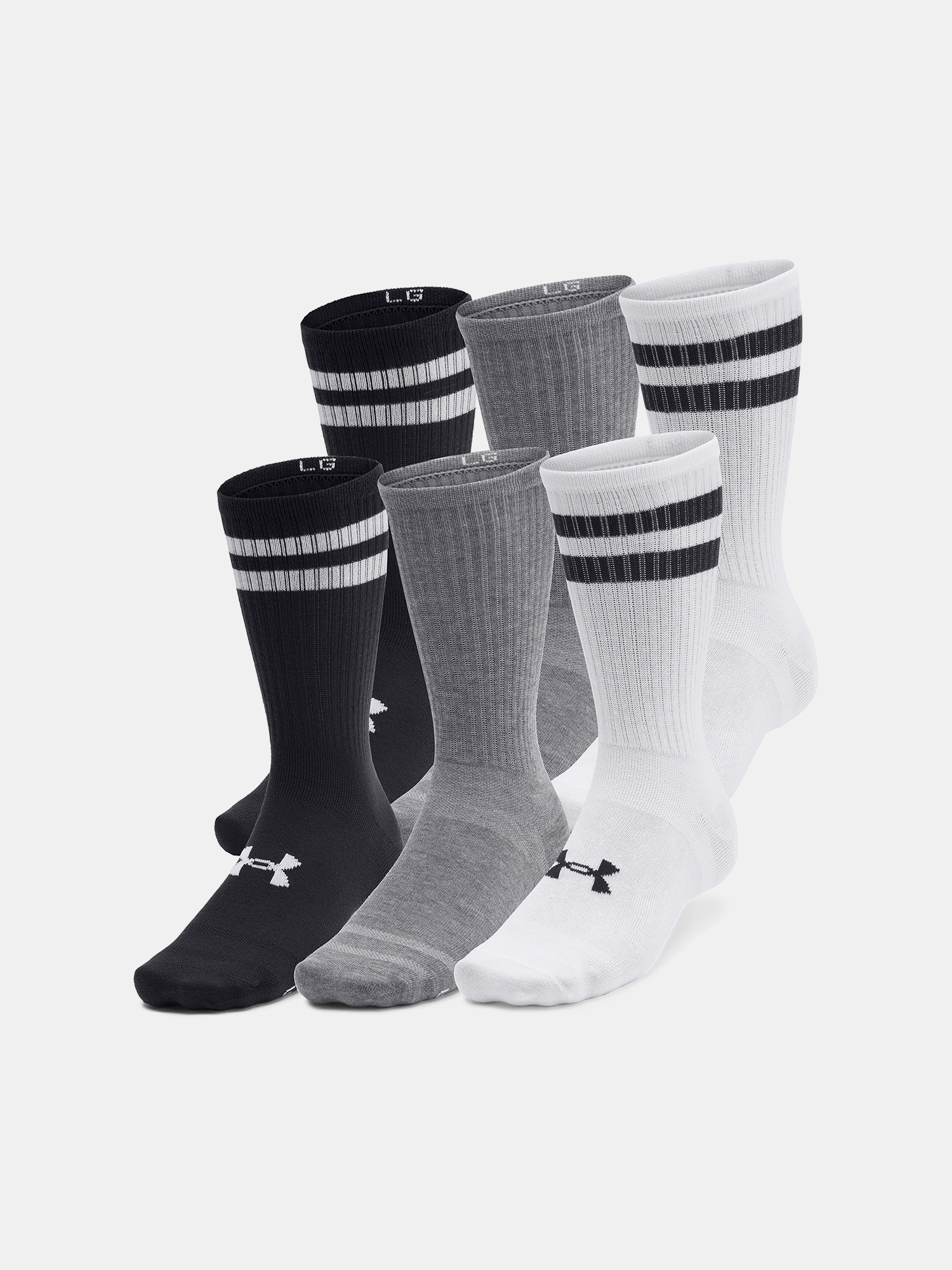 Under Armour Unisexové ponožky UA Essential 6pk Crew - unisex