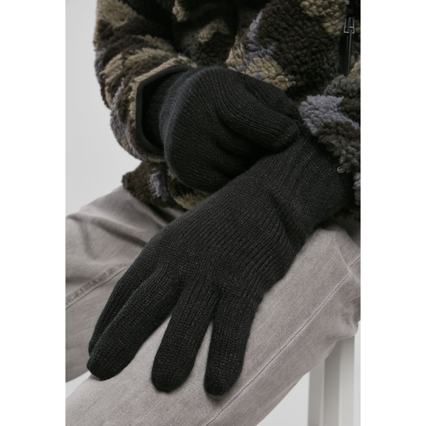 Unisex rukavice Brandit Knitted Gloves