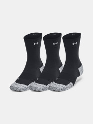 Unisexové ponožky Under Armour UA AD Run Cushion 3pk Crew-BLK - unisex