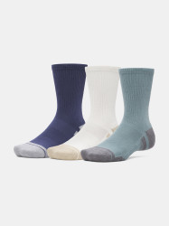 Unisexové ponožky Under Armour UA Performance Tech 3pk Crew-BLU - unisex
