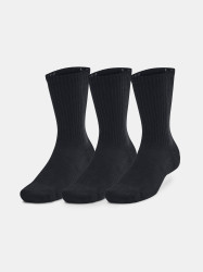 Unisexové ponožky Under Armour Unisex UA TC 3pk Crew-BLK - unisex