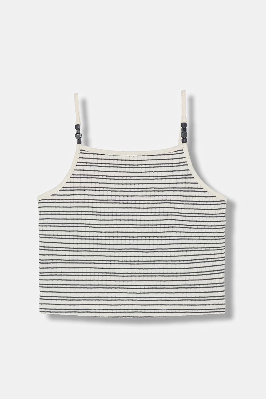 United Colors of Benetton  crop top dětské s bavlnou