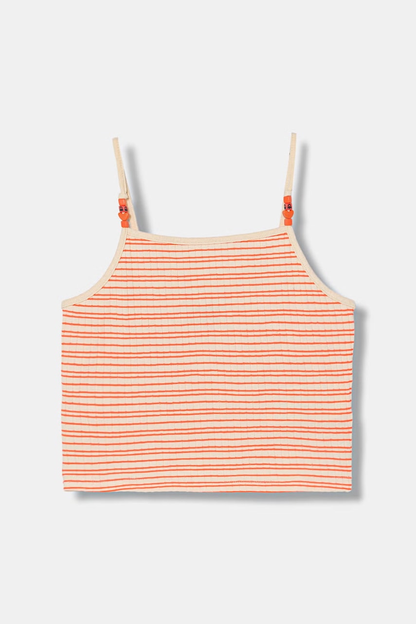 United Colors of Benetton  crop top dětské s bavlnou