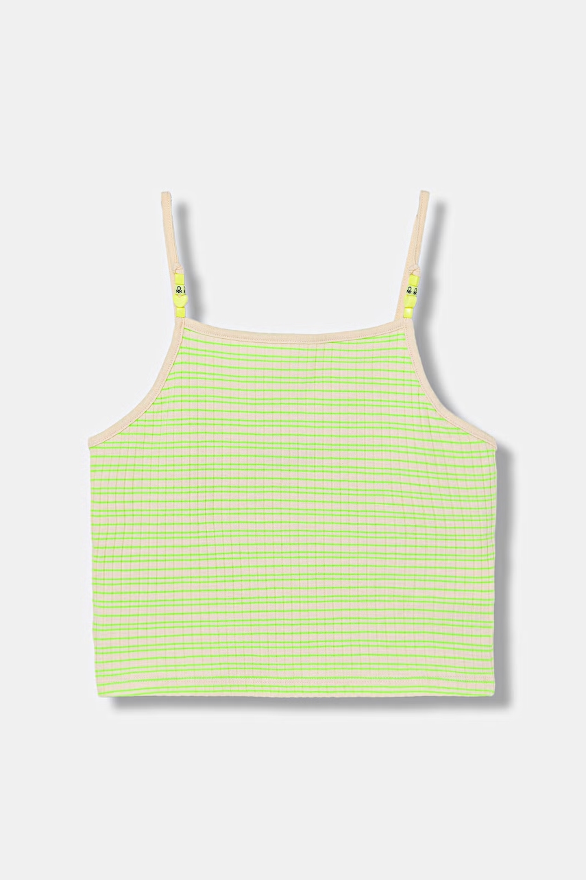 United Colors of Benetton  crop top dětské s bavlnou