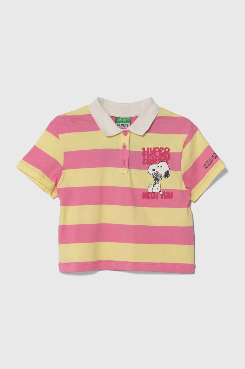 United Colors of Benetton  Dětská bavlněná polokošile
