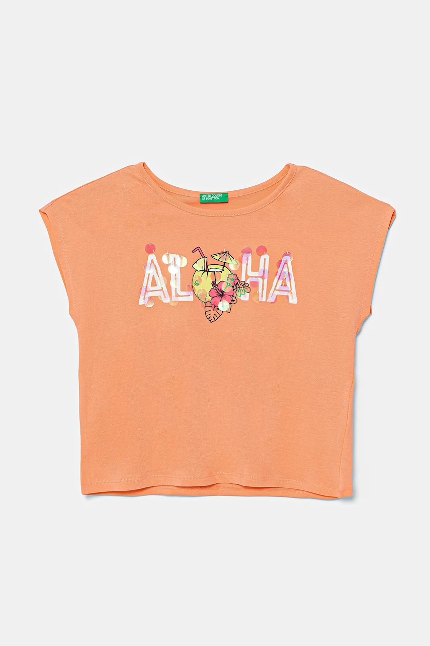 United Colors of Benetton  Dětské bavlněné tričko