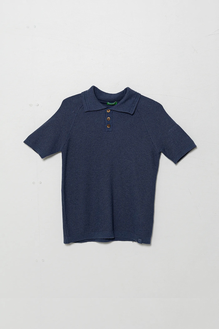 United Colors of Benetton  Dětské polo tričko ze lněné směsi