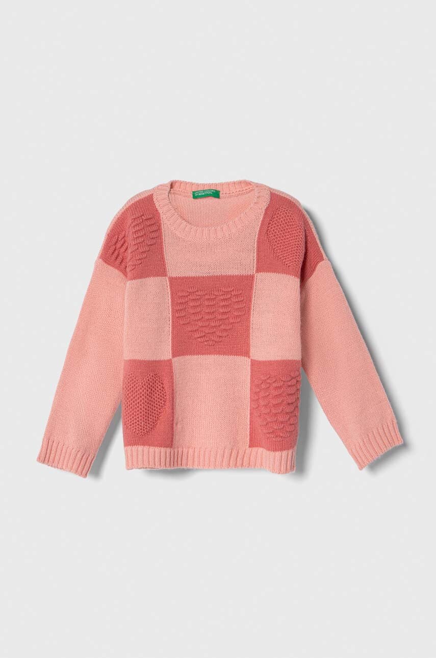 United Colors of Benetton  Dětský svetr s příměsí vlny
