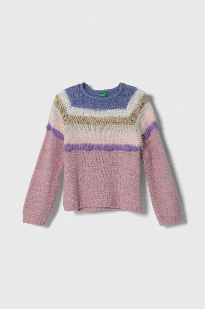United Colors of Benetton  Dětský svetr s příměsí vlny