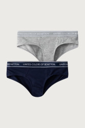 United Colors of Benetton  kalhotky dětské bavlněné s elastanem 2-pack