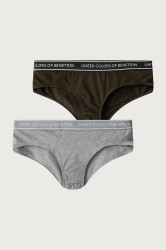 United Colors of Benetton  kalhotky dětské bavlněné s elastanem 2-pack