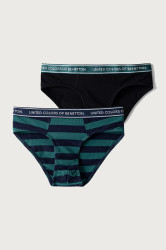 United Colors of Benetton  kalhotky dětské bavlněné s elastanem 2-pack