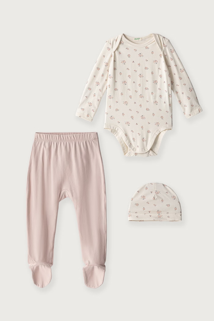 United Colors of Benetton  každodenní set kojenecký bavlněný s elastanem