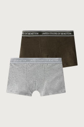 United Colors of Benetton  přiléhavé boxerky dětské bavlněné s elastanem 2-pack