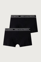 United Colors of Benetton  přiléhavé boxerky dětské bavlněné s elastanem 2-pack