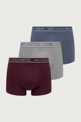United Colors of Benetton  přiléhavé boxerky pánské bavlněné s elastanem 3-pack